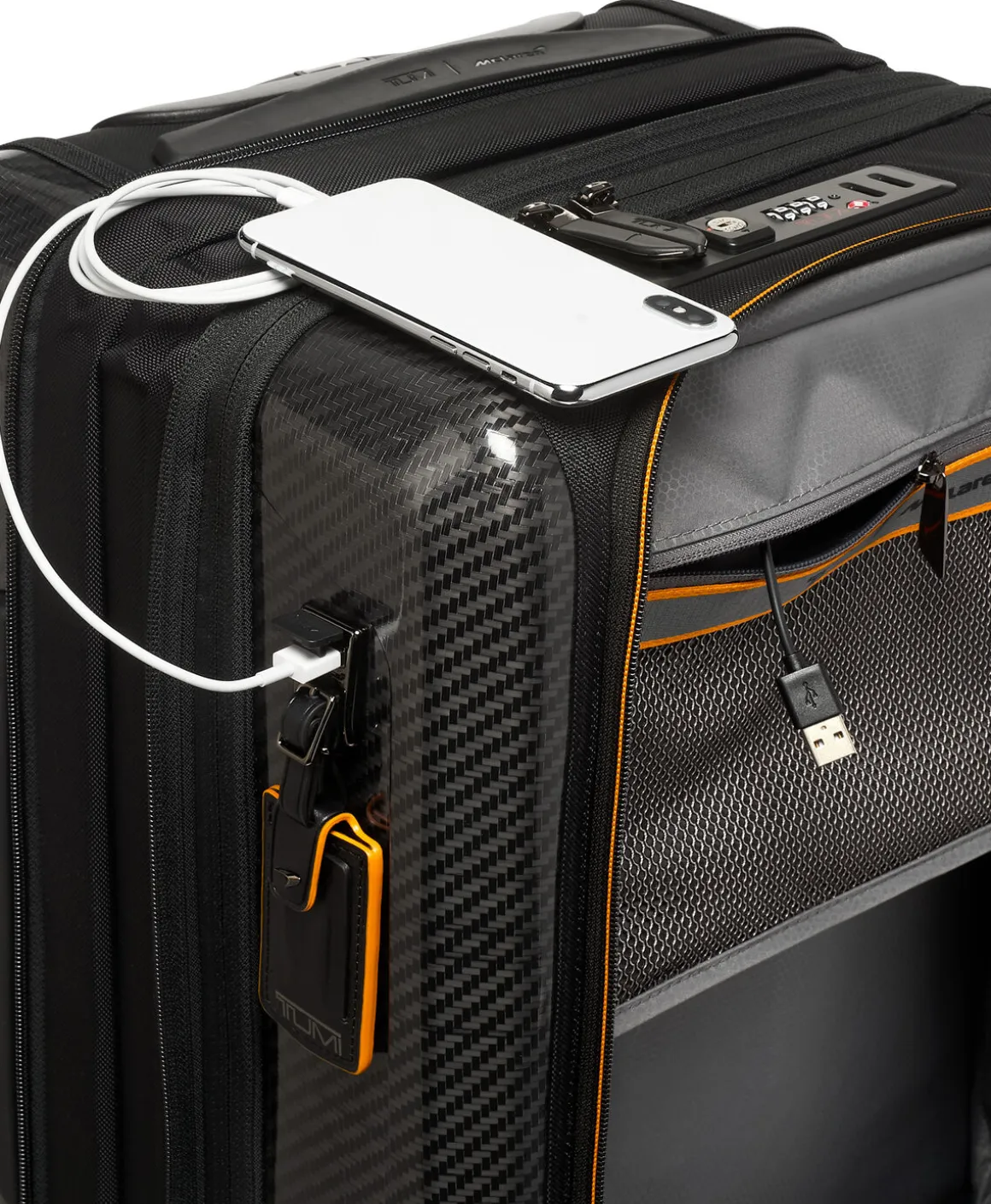 TUMI McLAREN Uitbreidbare cabinekoffer Aero met dubbele toegang